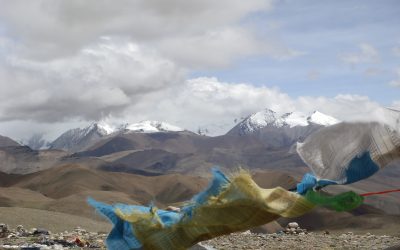 Vesak 2024 intorno al fuoco