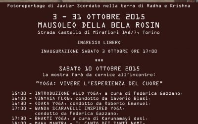 Evento 10 ottobre 2015 Mausoleo della Bela Rosin a Torino