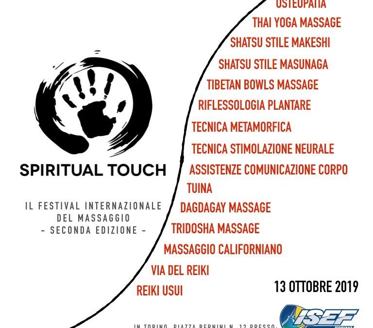 Spiritual Touch – 13 ottobre 2019 a Torino